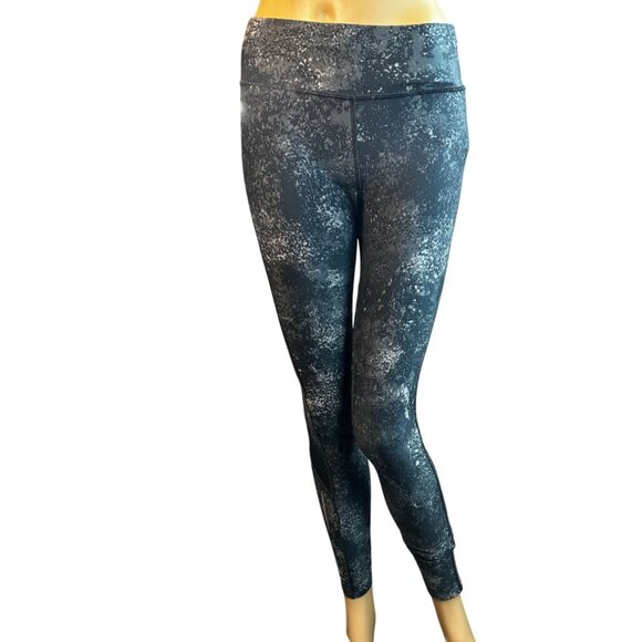 Under Armour Womens Marbled Mid-Rise Compression Leggings Size Small Athleisure - Picture 1 of 12
